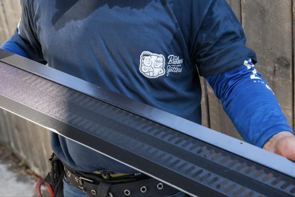 A BroGuard micro-mesh panel ready for install